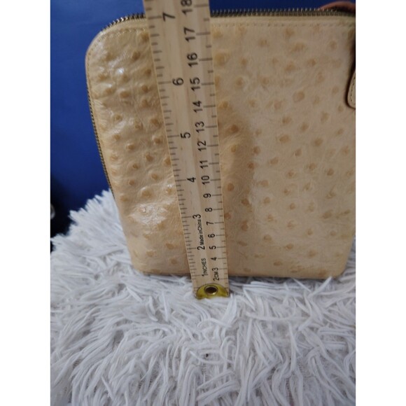 HOBO Ostrich Crossbody Bag - Camel Color New Purse Handbag purse - Picture 6 of 8